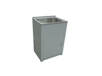 Zeus Cronos 35L Compact Laundry Tub & Cabinet 455W x 560D x 870H