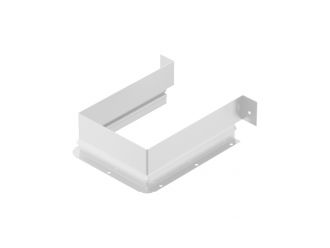 Hettich Metal Surround for U Bend Cutout - Square White