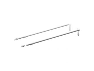Hettich Multi Tech Lengthwise railing 450 mm White p/pair
