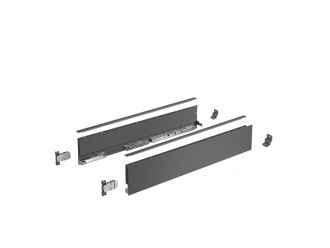 Hettich AvanTech YOU Drawer Side Profile Set Anthracite