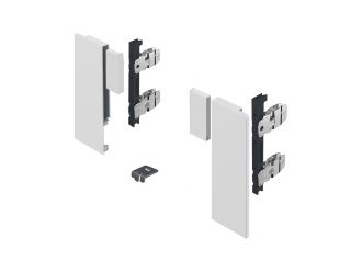 Hettich AvanTech YOU 187mm High Connector Set for Customisable Internal Front Panel White