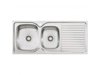 Oliveri Endeavour 1+3/4 Bowl Sink With Drainer