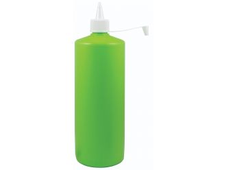 Squeeze Glue Bottle with Cap - Green