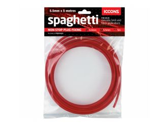 Red Spaghetti Roll 5.5mm X 5m  (Short)