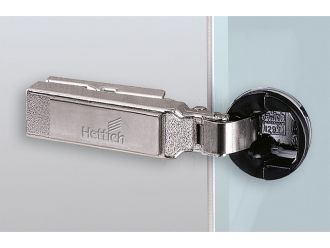 Hettich Intermat 9904-T 95° Screw on Hinge - Full Overlay (Glass Door)