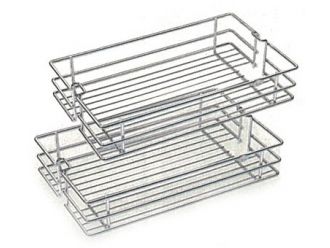 Soft Closing Pullout Pantry Complete Set of Baskets