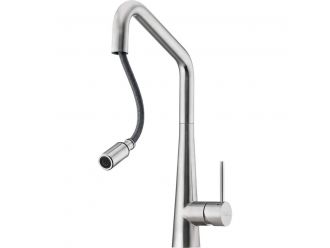 Oliveri SS2575 Stainless Steel Square Goose Neck Pull Out Mixer