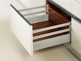 B01 Pot Drawer with 2 Square Rails - 199mm Height